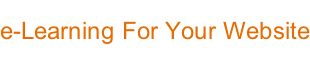 e-Learning For Your Website